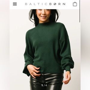 Baltic Born NWT Sullivan Mock Neck Sweater Item#1